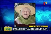 Falleció la 'Gringa Inga': recordada figura de 'Trampolín a la fama' murió a los 95 años