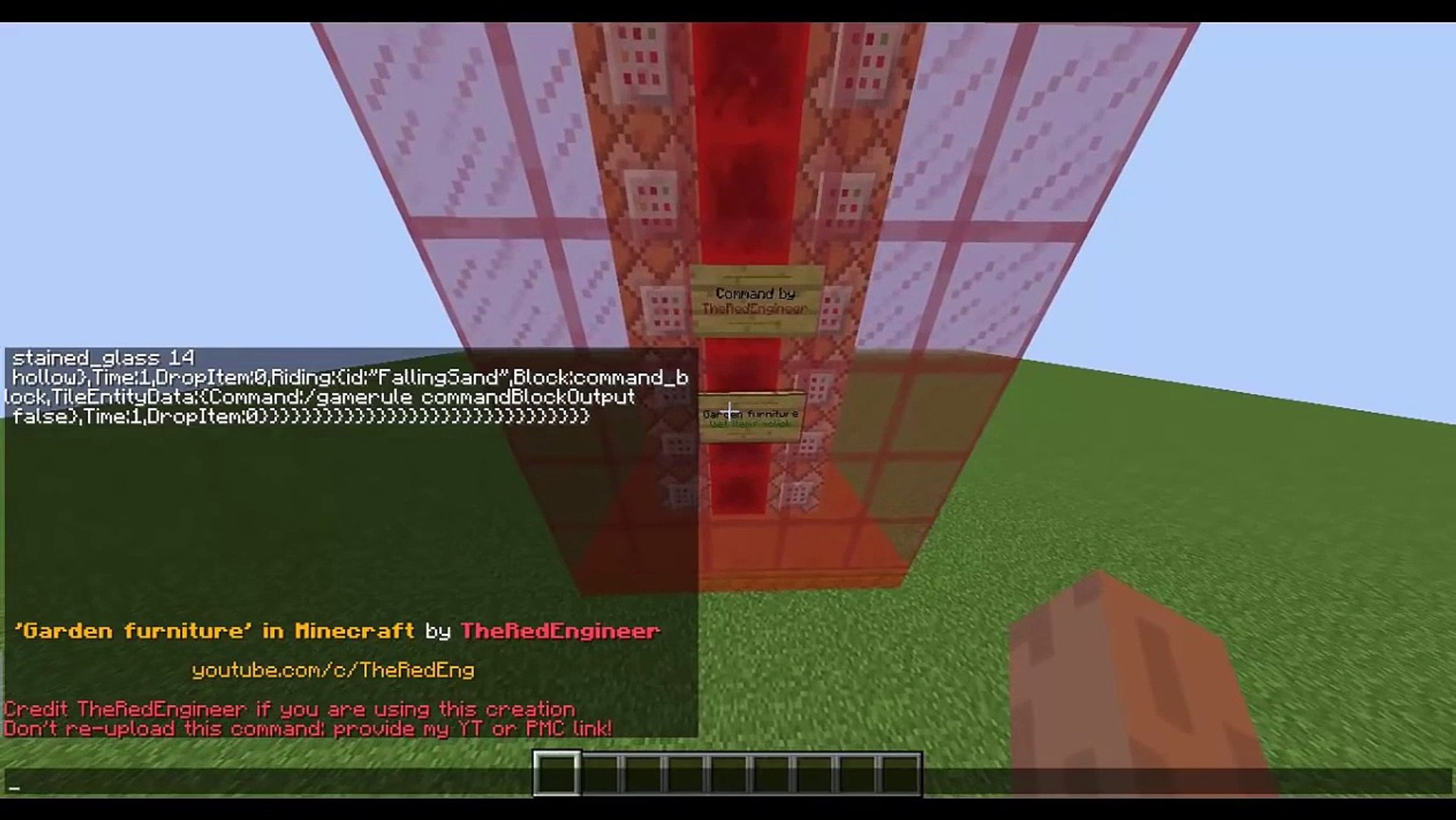 Minecraft Tek Komut Blogu Ile Tatil Esyalari Vanilla Minecraft 1 Video Dailymotion