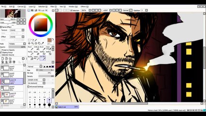 Coloring Bigby Wolf- The Wolf Among Us