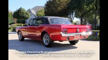 1966 Ford Mustang GT Convertible K Code HiPo Classic Muscle Car for Sale in MI Vanguard Motor Sales