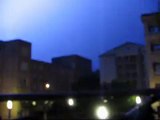 Lightning storm over Montpellier