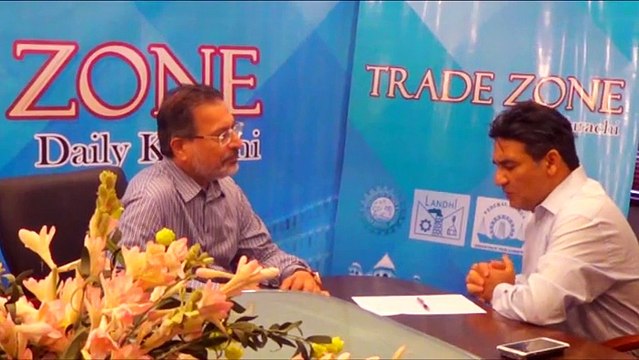 A.K Memon hosting forum Mohammad Siddique Misri - Chairman PAAPAM discussing at Trade Zone Forum.