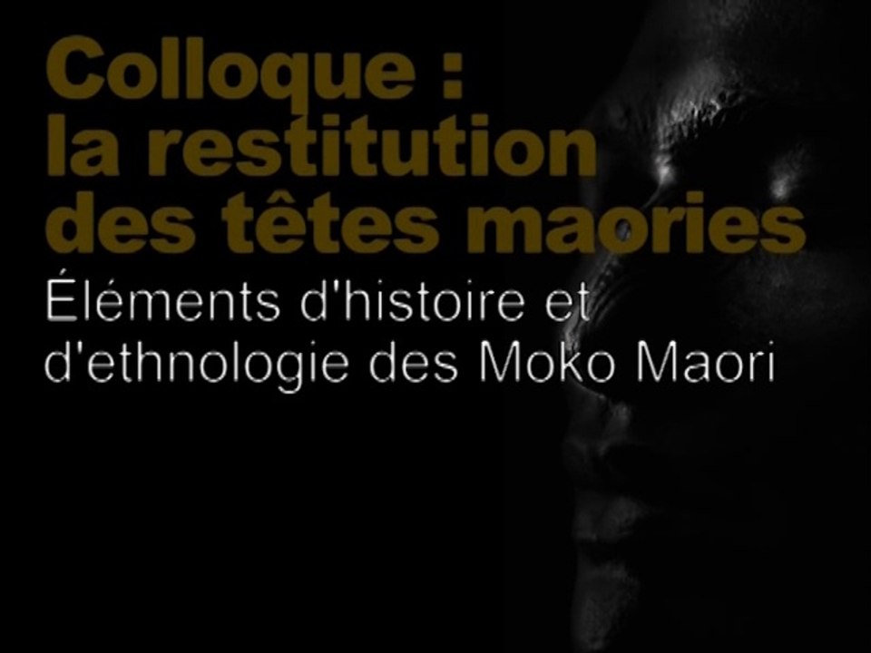 Éléments d’histoire et d’ethnologie des Moko Maori (Restitution des têtes maories / scientifique 2/8)