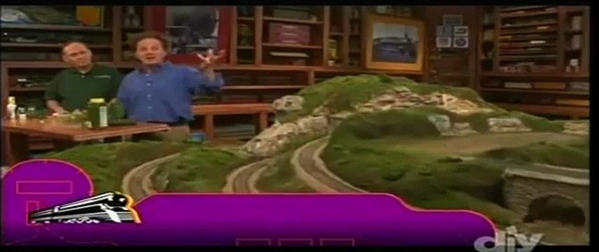 Model Railroad Building plus Scenery and Trees