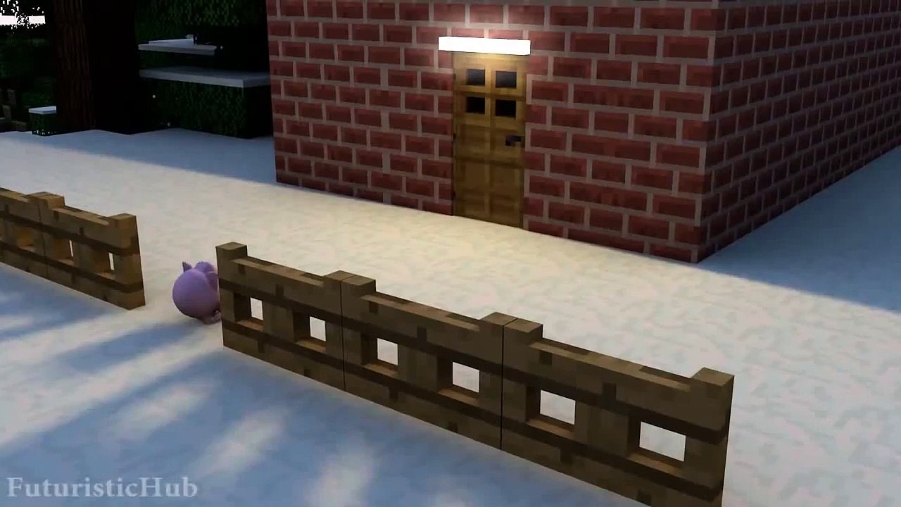 ❅ Do You Want to Build a Snowman? "Frozen" (Minecraft Pokemon Animation 3D)