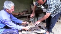 Georgian Village Life - how to make a wine brush