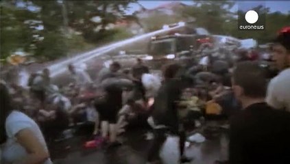 Armenien: Wasserwerfer gegen Demonstranten