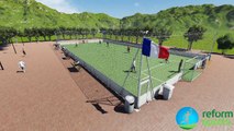 la construction France gazon artificiel mini-football