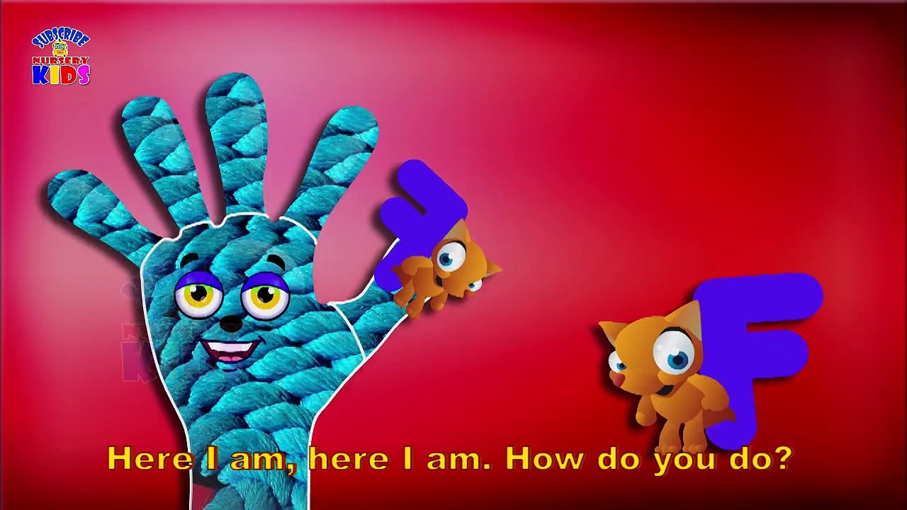 Finger Family Alphabet Family Songs for Children || Nursery Rhymes