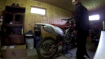 Honda CRF250R  - Original Exhaust vs FMF Powerbomb/core4.  GoPro HD 3