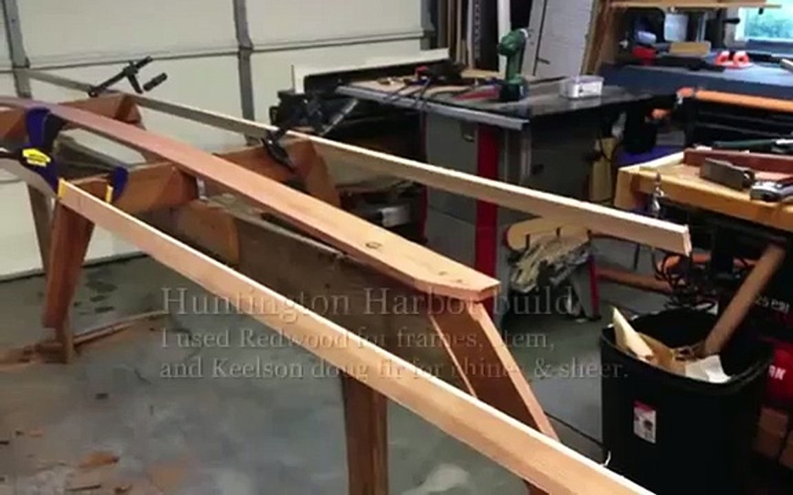 Home Built Huntington Harbor Kayak - Free Boat Plans
