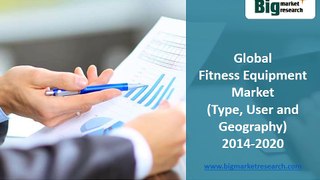 Fitness Equipment Market is Expected to Reach $11.9 Billion, Worldwide 2014-2020
