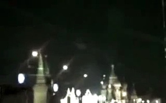 Russia Triangle UFO over Kremlin December 2009