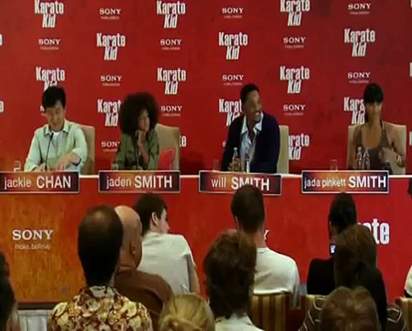 ⁣Will Smith, Jackie Chan and Jaden Smith interview