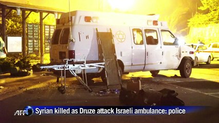 Syrian killed as Druze attack Israeli ambulance: police