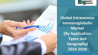 Global Intravenous Immunoglobulin Market Growth, Trends 2014-2020