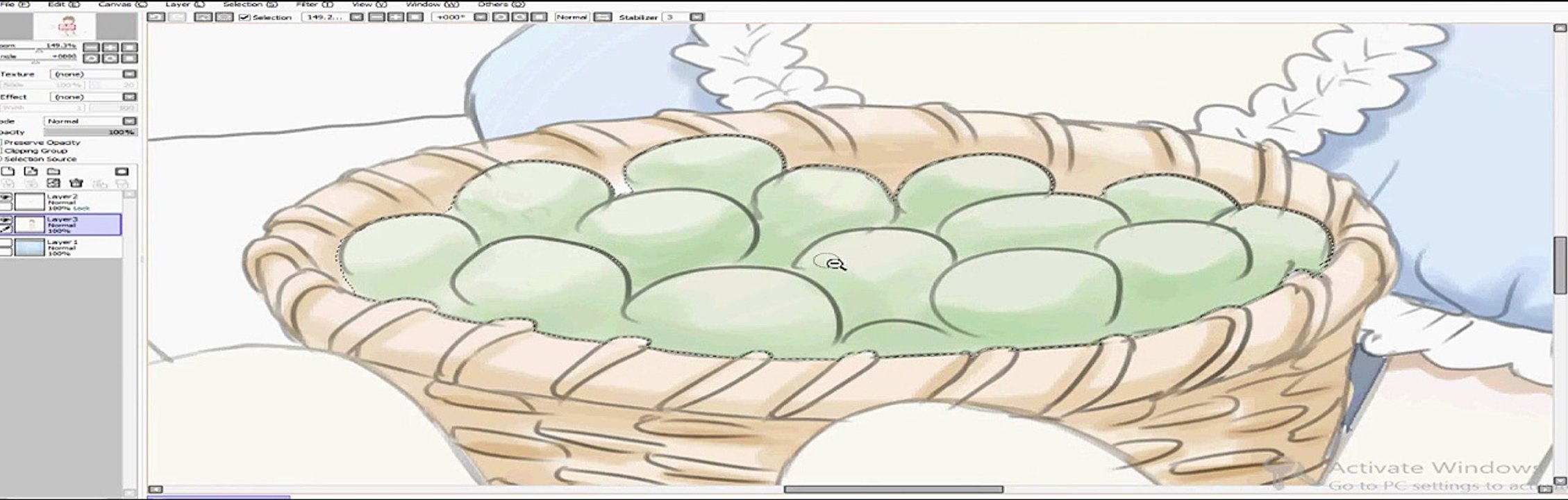 Binturong anime speed paint (Paint tool SAI)