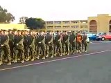 Marines marching Cadence