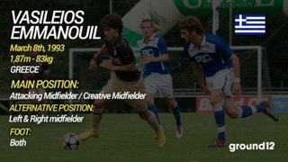 VASILEIOS EMMANOUIL - Highlights 2014/15 - Attacking Midfielder - HD