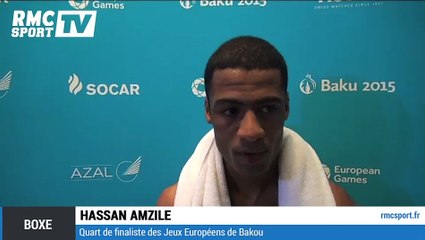 Jeux Européens : Amzile s'arrête en quart