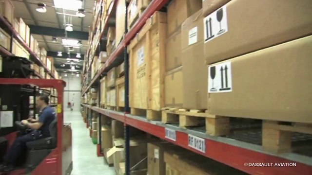 Le réseau des rechanges Falcon - Bourget 2015 - Dassault Aviation