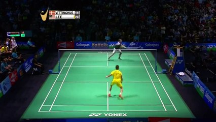 Badminton: le point incroyable de Hans-Kristian Vittinghus