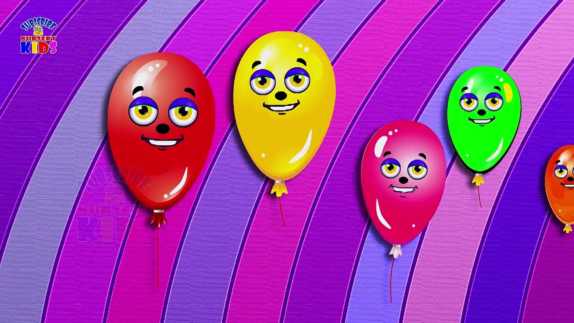 The Finger Family balloon Family Nursery Rhyme | Finger Family Songs for kids