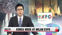 Korea boosting awareness about Korean culture at Milan Expo 2015