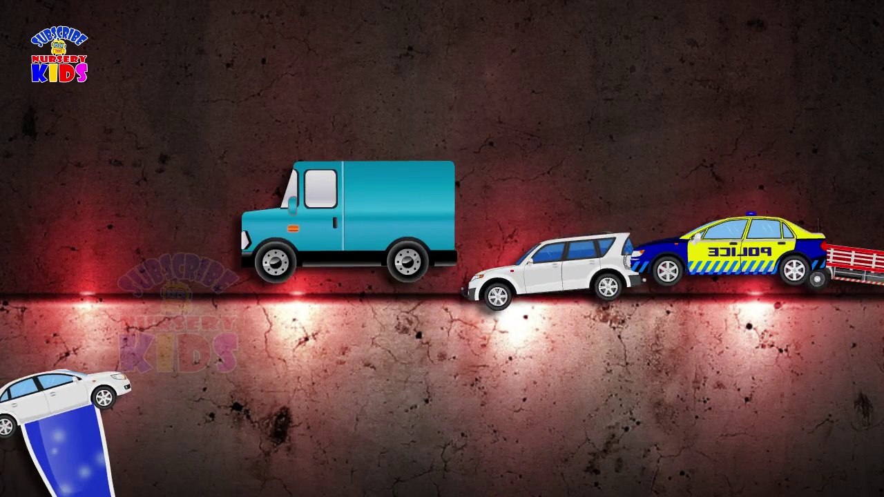 Police Car Finger Family | Police Vehicles For Kids | Nursery Rhyme