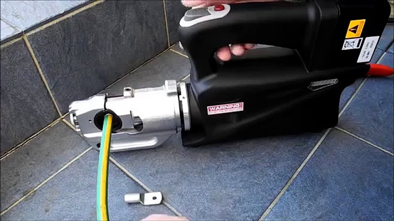 May ep cos dung pin OPT EP-400 ,OPT EC-54-Battery Hydraulic Cable Crimper