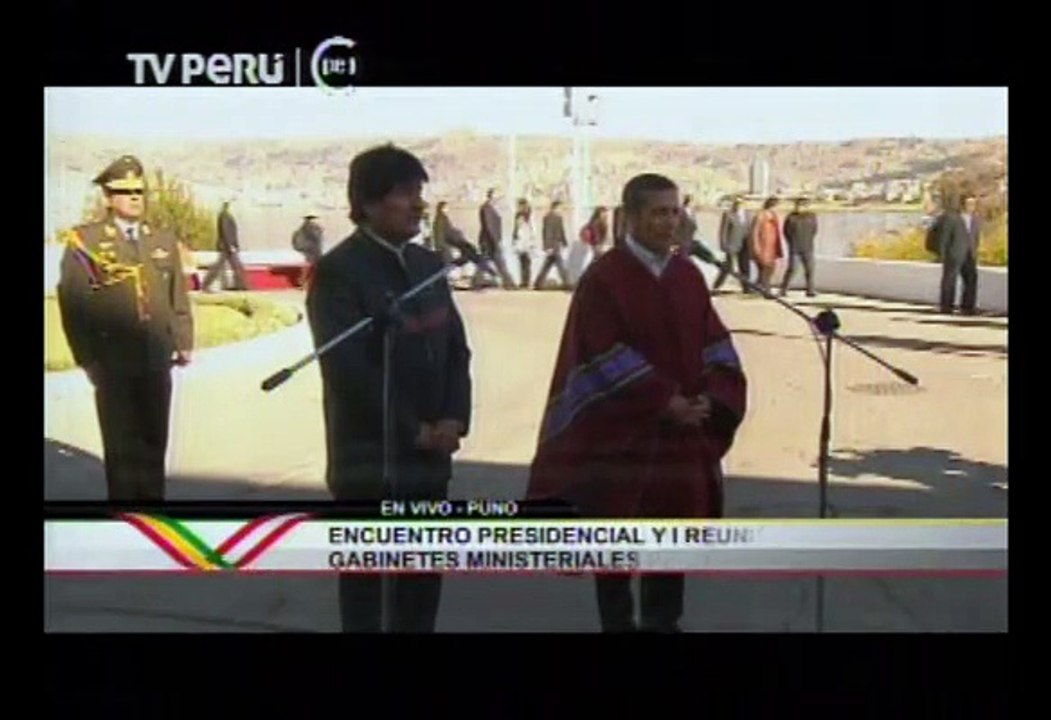 Ollanta Humala: "Este es un paso histórico en la relación con Bolivia"