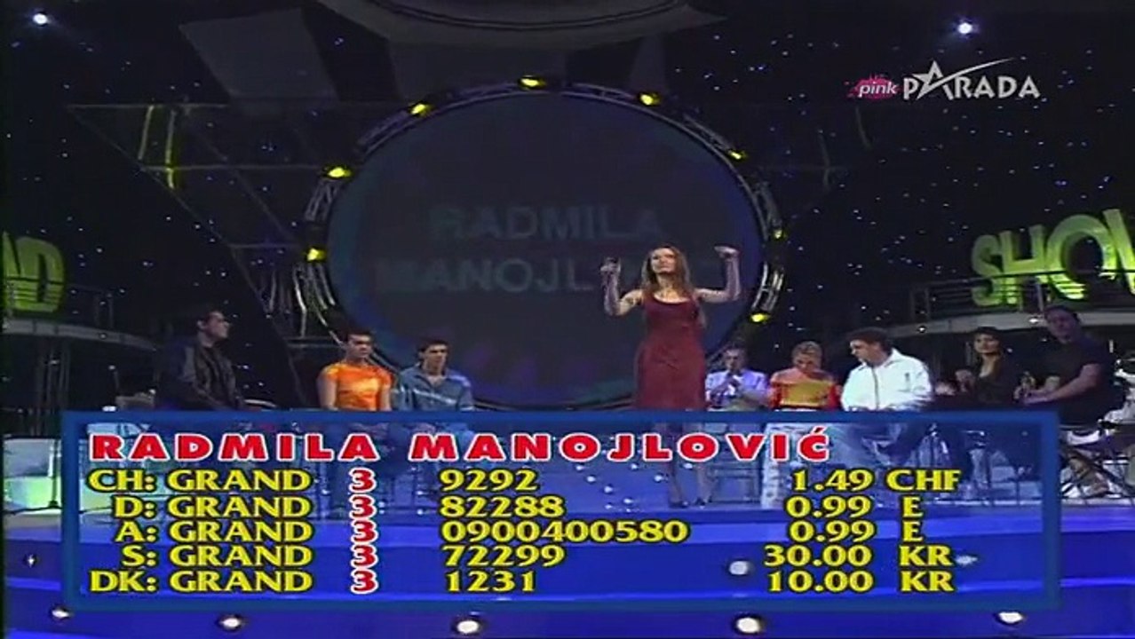 Rada Manojlovic - Nocas mi srce pati (Zvezde Granda 2004)