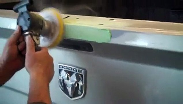 Surface Finishing Metal Post Plastic Putty: Buffer Sanding