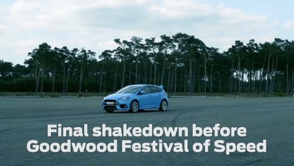 La Ford Focus RS se dégourdit les pneus avant Goodwood