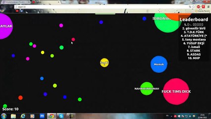 Agar.io un jeu ou l'on a mh TRES FAIM