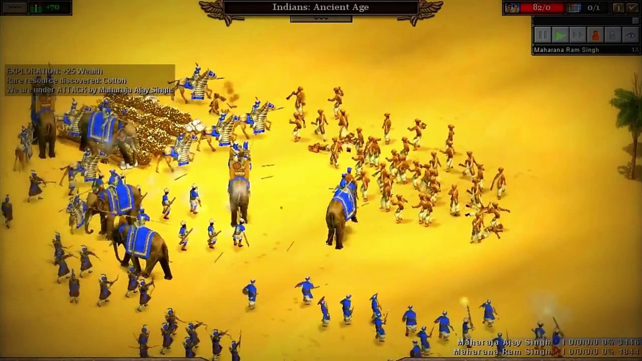 Battles of India - The Way of the Rajput 1 (random battle / infiting between rajputs)