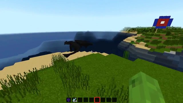 Minecraft - HOW TO TRAIN YOUR DRAGON 2 MOD - Night Fury Vs Mutant Creatures!