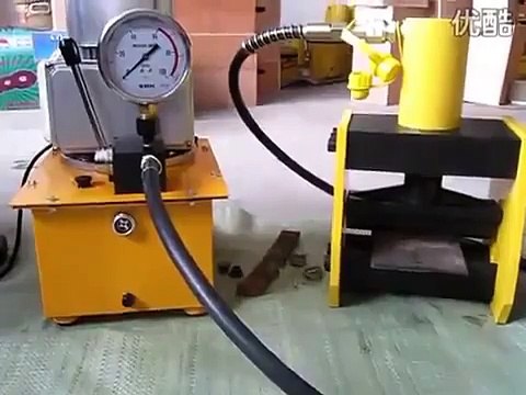 DAU UON THANH CAI HHM 200W, BƠM THUY LUC HHB-630A busbar hydraulic bender with electric hydraulic pump