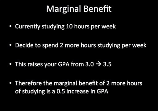 Microeconomic theory: lesson 1 (marginal cost, marginal benefit, opportunity cost)