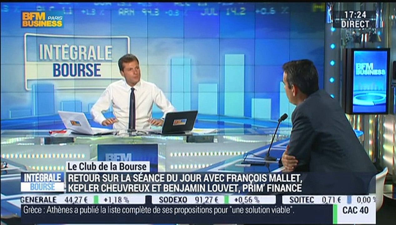 Le Club de la Bourse: François Mallet, Benjamin Louvet et Alexandre Baradez – 23/06