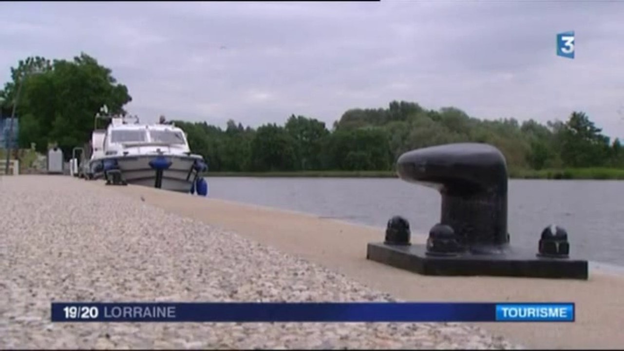 France 3 Lorraine - 19/20 du 22 juin 2015 - Port de plaisance de Sarralbe