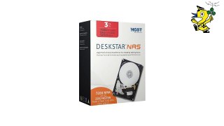 HGST Deskstar NAS 3.5-Inch 3TB 7200RPM SATA III 64MB Cache Internal Hard Drive Kit (0S03660)
