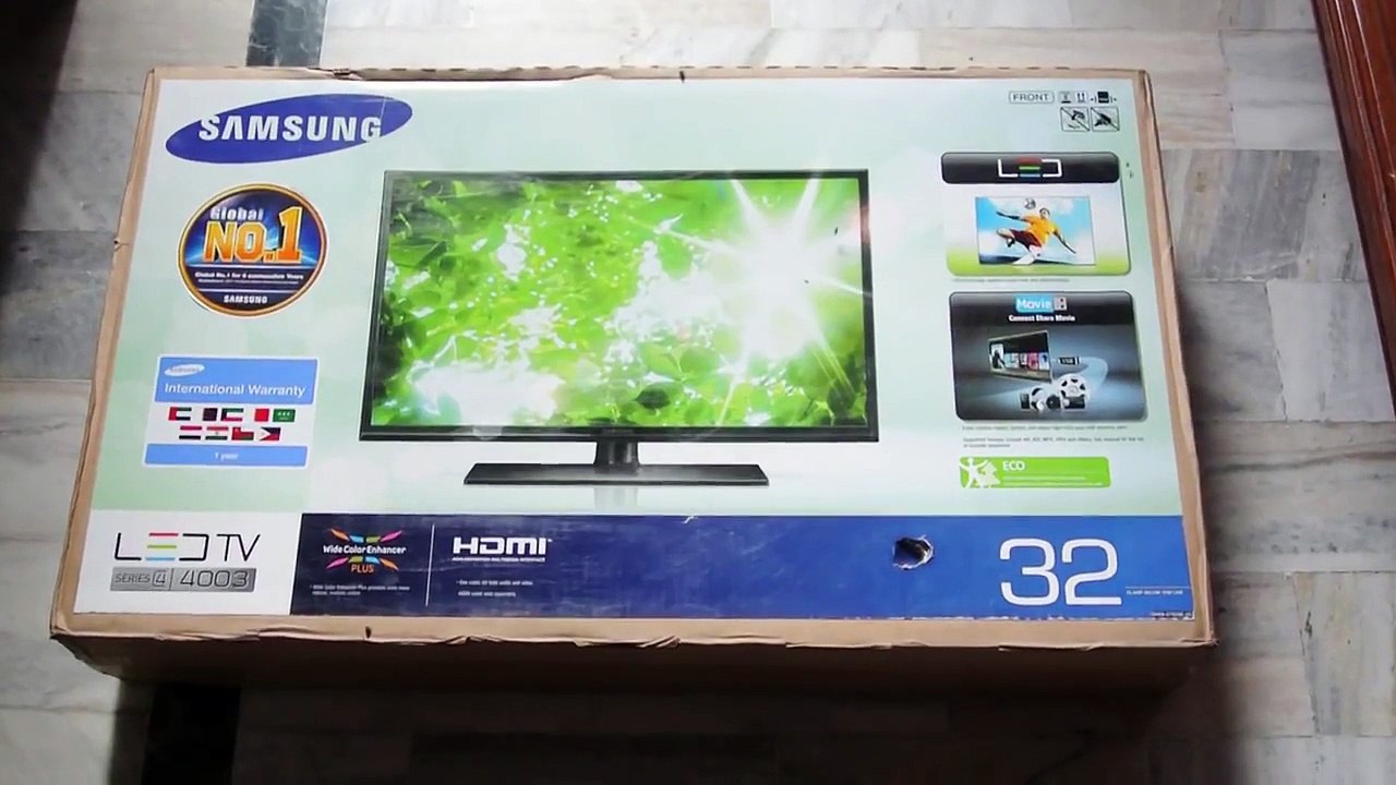 Unboxing Samsung 40 Inch LCD 3D TV