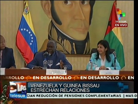 Venezuela y Guinea Bissau fortalecen relaciones bilaterales