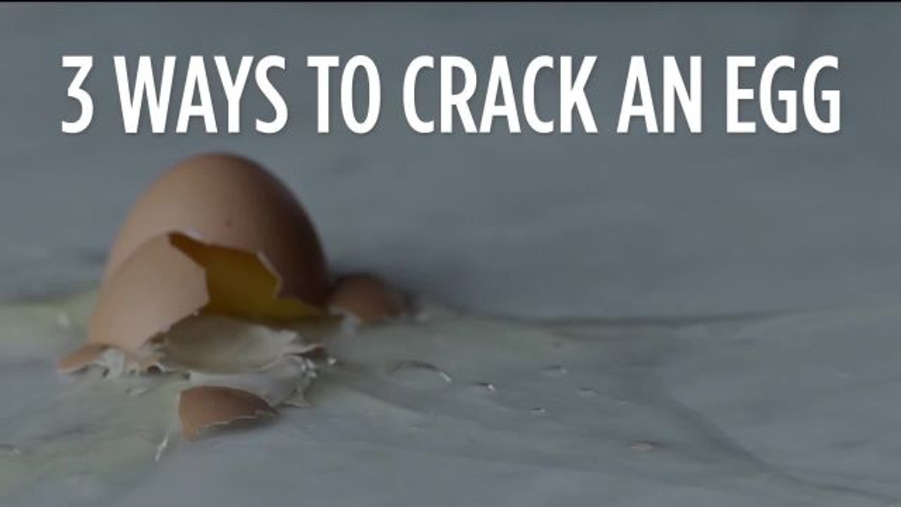 Three Ways to Crack an Egg