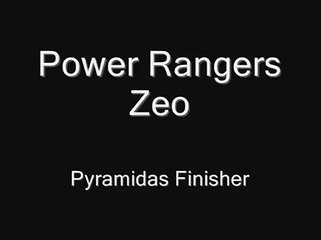 Power Rangers Zeo   Power of Gold   Pyramidas Finisher