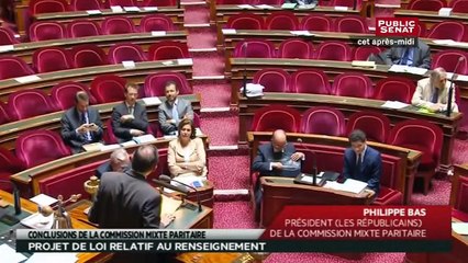 En séance - Conclusions de la commission mixte paritaire sur le projet de loi relatif au renseignement