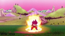 Super Saiyan 3 Goku Vs Kidd Buu (Sprite Animation)