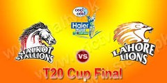 Last Over Sialkot Stallions batting vs Lahore Lions  Final  Haier Super8 T20 Cup 2015