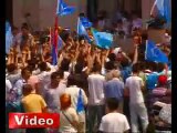 Video   GÜNCEL   Beyazit'ta Çin'e öfke seli   Çin'in Uygur Özerk bölgesinde yasanan olaylar, Beyazit Meydani'nda toplanan kalabalik bir grup tarafindan protesto edild